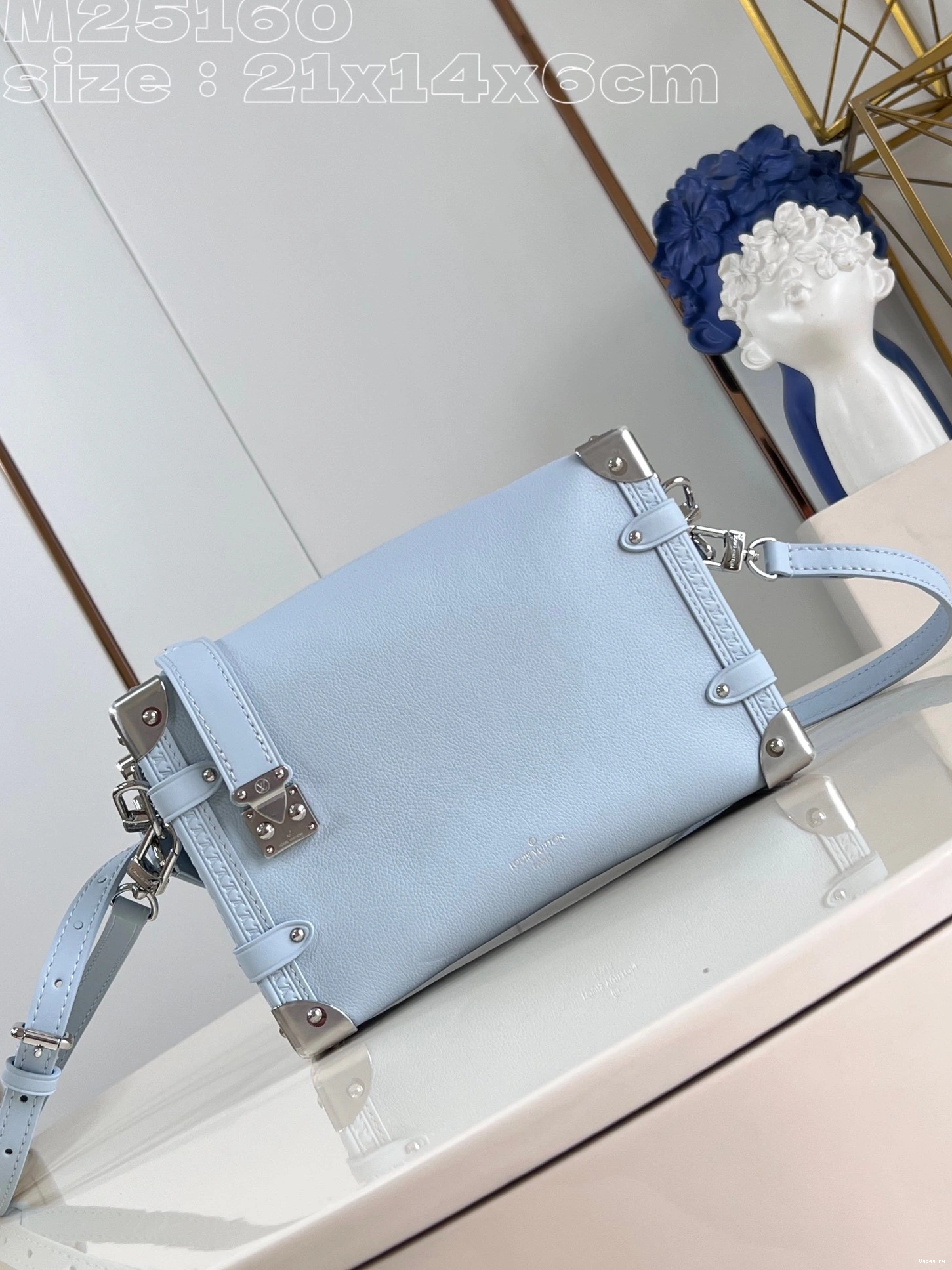 LOUIS Trunk PM-21*14*6CM Side VUITTON 0816